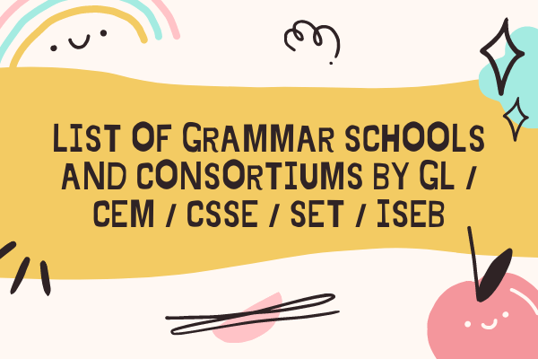 comprehensive list of grammar schools