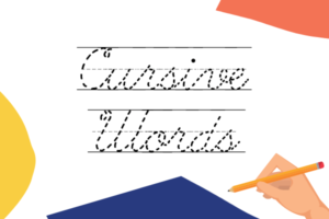 Cursive Words - Education